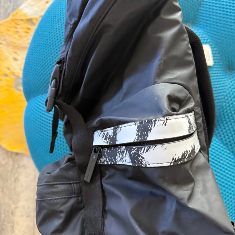 Stella McCartney and Adidas Backpack in Black with White Side Accent - Picture 3 of 7